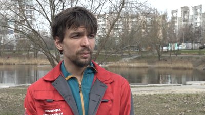 Волонтери евакуюють тварин з Донеччини Волонтери евакуюють тварин з Донеччини