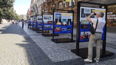 У Празі відкрили фотовиставку до 30-річчя Незалежності України