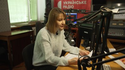 Тетяна Васильєва в студії Українського радіо