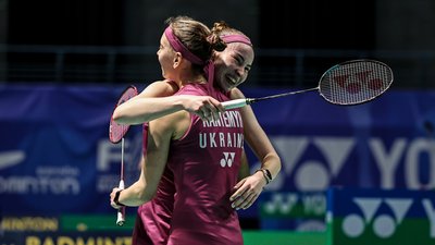 Поліна Бугрова і Євгенія Кантемір принесли Україні історичну медаль на Євро з бадмінтону