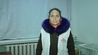 «Лікарі без кордонів» прийом жителі прифронтове село Дмитрівка Донецька область «Лікарі без кордонів» прийом жителі прифронтове село Дмитрівка Донецька область