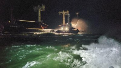 У Чорному морі горить судно, яке вийшло з порту Миколаєва