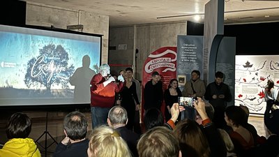 У Києві презентували стрічку "У пошуках Сковороди" У Києві презентували стрічку "У пошуках Сковороди"