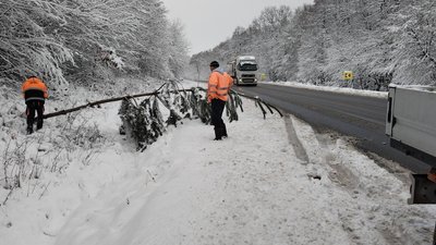 Дороги Тернопільщини очищають від снігу Дороги Тернопільщини очищають від снігу