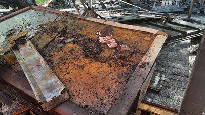 Наслідки пожежі у центральному парку Вінниці