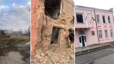 Наслідки удару по Біленькому: пошкоджено ЦНАП, садочок та приватні будинки