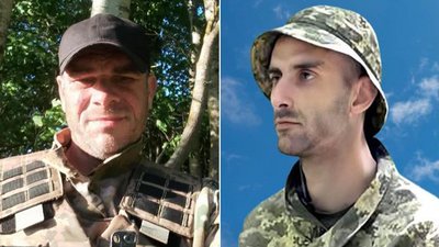 Загиблі військові Віктор Сухов та Роман Воєвітко