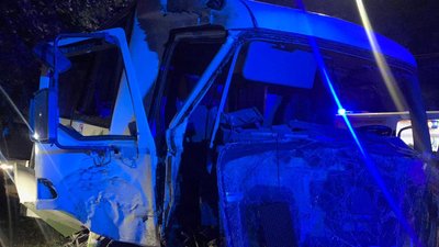 На Львівській у Луцьку автобус в'їхав у дерево