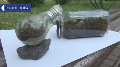 Житель Бахмуту створив модель біосфери у лампочці розжарювання Житель Бахмуту створив модель біосфери у лампочці розжарювання