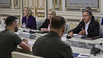 Зеленський зустрівся з Блінкеном. Про що говорили Зеленський зустрівся з Блінкеном. Про що говорили