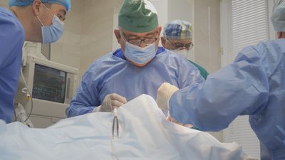 Вдарила корова. У Львові німецький хірург прооперував жінку із травмою обличчя Вдарила корова. У Львові німецький хірург прооперував жінку із травмою обличчя