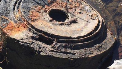 У Кропивницькому знайшли найбільшу протитанкову міну часів Другої світової війни У Кропивницькому знайшли найбільшу протитанкову міну часів Другої світової війни