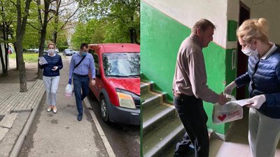 Батьківщина Львова розносить пакунки Батьківщина Львова розносить пакунки