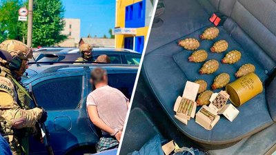 У Харкові затримали чоловіка з десятком гранат