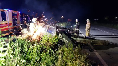 12 липня на об'їзній Житомира сталася ДТП - водій наїхав на колесовідбійник