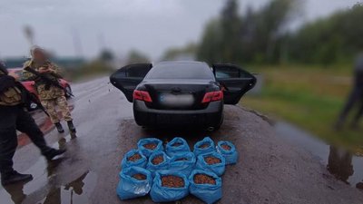 На Волині у двох жителів Рівненщини вилучили 70 кілограмів бурштину