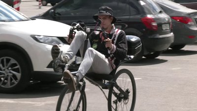 Зібрав лежачий велосипед. Михайло Бєляєв. СУСПІЛЬНЕ | ЛЮДИ