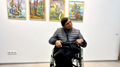 “Незручна позиція”. Акварельні й масляні роботи презентував у Сумах Василь Клименко “Незручна позиція”. Акварельні й масляні роботи презентував у Сумах Василь Клименко