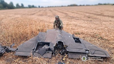 Збиті безпілотники на Чернігівщині, знешкодили бойові частини