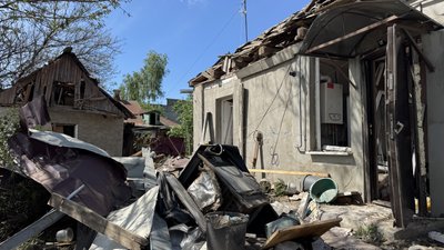 У Полтаві після падіння уламків БпЛА пошкоджені 20 будинків: один дім зруйнований повністю