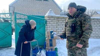 82-річна жінка, яку евакуювали з Великобурлуцької громади