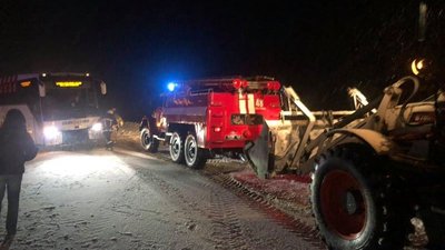 На Львівщині пасажирський автобус з'їхав у кювет На Львівщині пасажирський автобус з'їхав у кювет