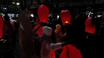 Близько 200 жителів Мукачева долучилися до святкування Дня святого Мартина Близько 200 жителів Мукачева долучилися до святкування Дня святого Мартина