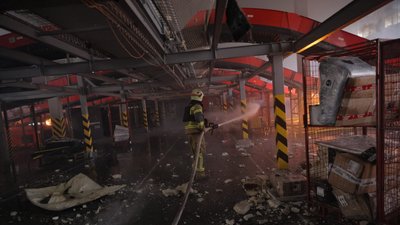 Нова пошта після російського обстрілу