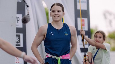 Скелелазка з Донеччини Поліна Халькевич
