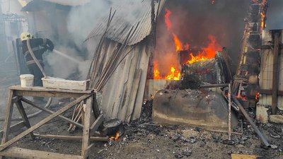 Під час пожежі на Закарпатті травмувалася жінка