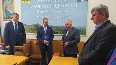 На Прикарпатті представили нового очільника департаменту охорони здоров'я