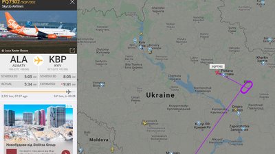 Літак з евакуйованими українцями покинув Харківщину. Прямує до Києва
