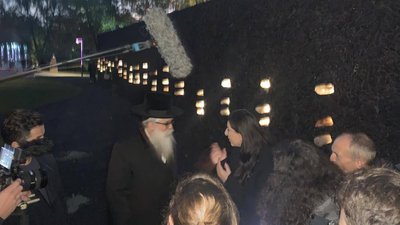 Марина Абрамович прилетіла у Київ на відкриття своєї інсталяції "Кришталева стіна плачу"