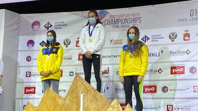 Харківська скелелазка завоювала бронзову медаль на чемпіонаті Європи
