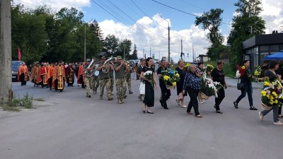 Прощання з військовим Олегом Климом Прощання з військовим Олегом Климом