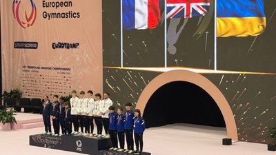 Переможці чемпіонату Європи серед юніорів зі стрибків на акробатичній доріжці