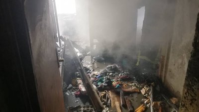 На Миколаївщині сталася пожежа в квартирі житлового будинку: ДСНС евакуювали 24 людини На Миколаївщині сталася пожежа в квартирі житлового будинку: ДСНС евакуювали 24 людини