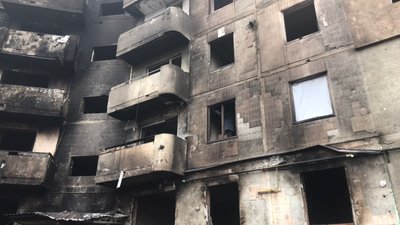 обстріл, тернопіль, будинок, пожежа, атака РФ, 15 квітня