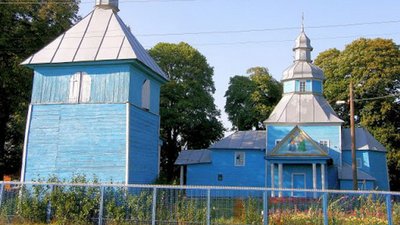 Троїцька церква із дзвіницею, Новий Білоус Троїцька церква із дзвіницею, Новий Білоус