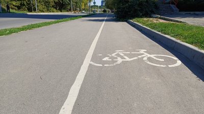 Велодоріжка в Полтаві Велодоріжка в Полтаві