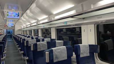 За три години з Києва: до Черкас вперше прибув швидкісний потяг За три години з Києва: до Черкас вперше прибув швидкісний потяг