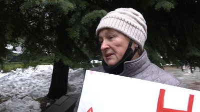 У Рівному влаштували акцію проти вакцинації У Рівному влаштували акцію проти вакцинації