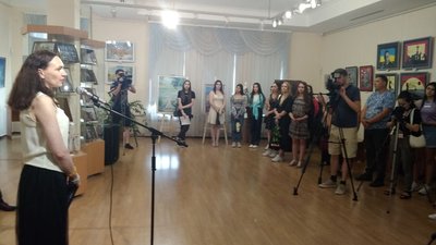 У кропивницькому відкрили виставку студентських робіт "Творимо й перемагаємо" У кропивницькому відкрили виставку студентських робіт "Творимо й перемагаємо"