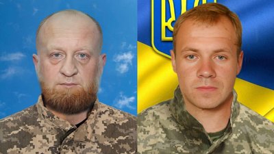 Військові Євгеній Бойчук та Сергій Рибаченко