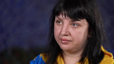 Звільнена з російського полону Інна Семеген