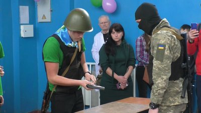 В "Академії поліції" відбулася військово-патріотична естафета