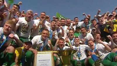 Житомирський футбольний клуб "Полісся" переграв черкаський "ЛНЗ" і став чемпіоном Першої ліги