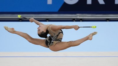 Українки закривають топ-10 у фіналі з художньої гімнастики Українки закривають топ-10 у фіналі з художньої гімнастики