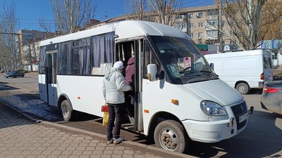 Громадський транспорт у Слов'янську на Донеччині