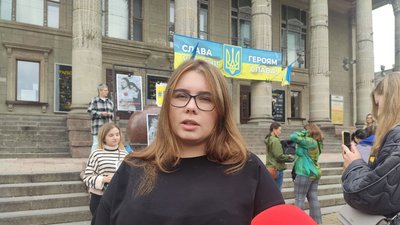Одна з організаторів – тернополянка Анастасія Крисак Одна з організаторів – тернополянка Анастасія Крисак